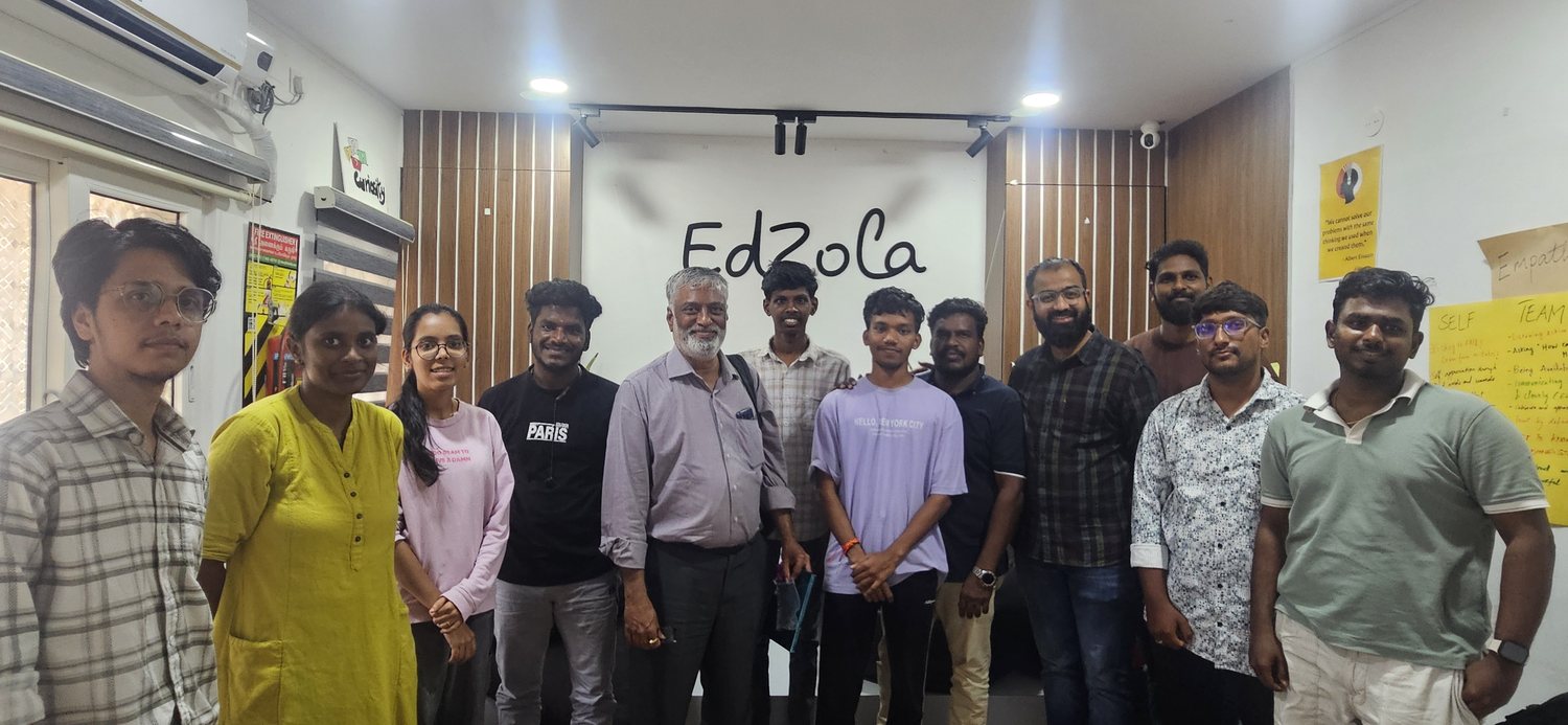 CRY team visiting the EdZola office